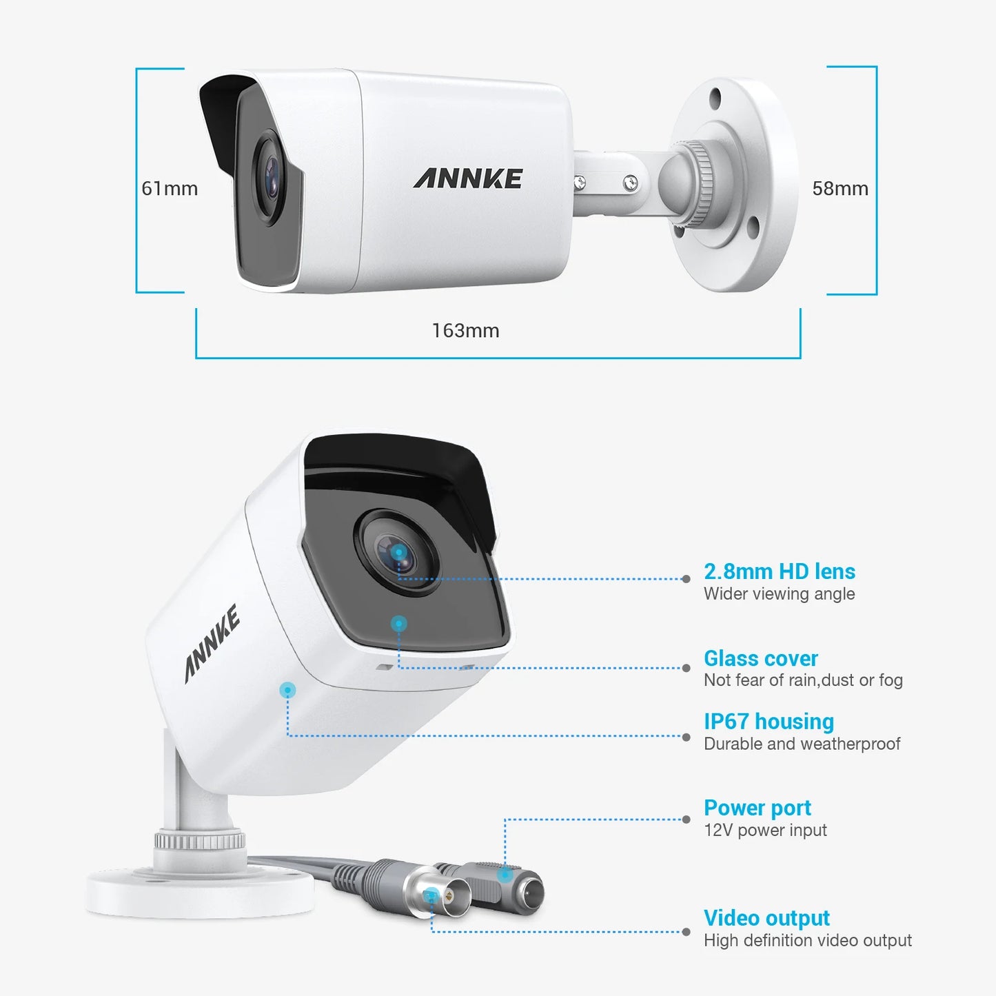 ANNKE 5MP Lite Ultra HD CCTV sistem | H.265+ 8-kanalni DVR, 8× EXIR kamer