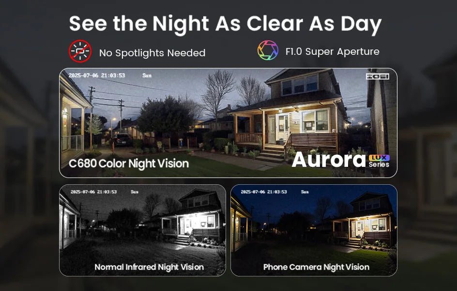 ZOSI C680 2K 3MP Window Security Camera – Full‑Color Night Vision, Indoor Plug‑In WiFi