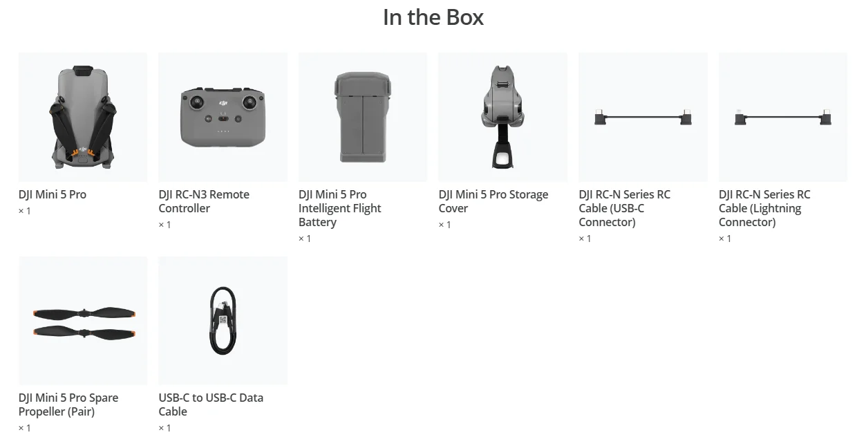 DJI Mini 5 Pro Drone – Ultra‑Light Folding Drone with 4K/120FPS HDR Camera, Upgraded ActiveTrack 360