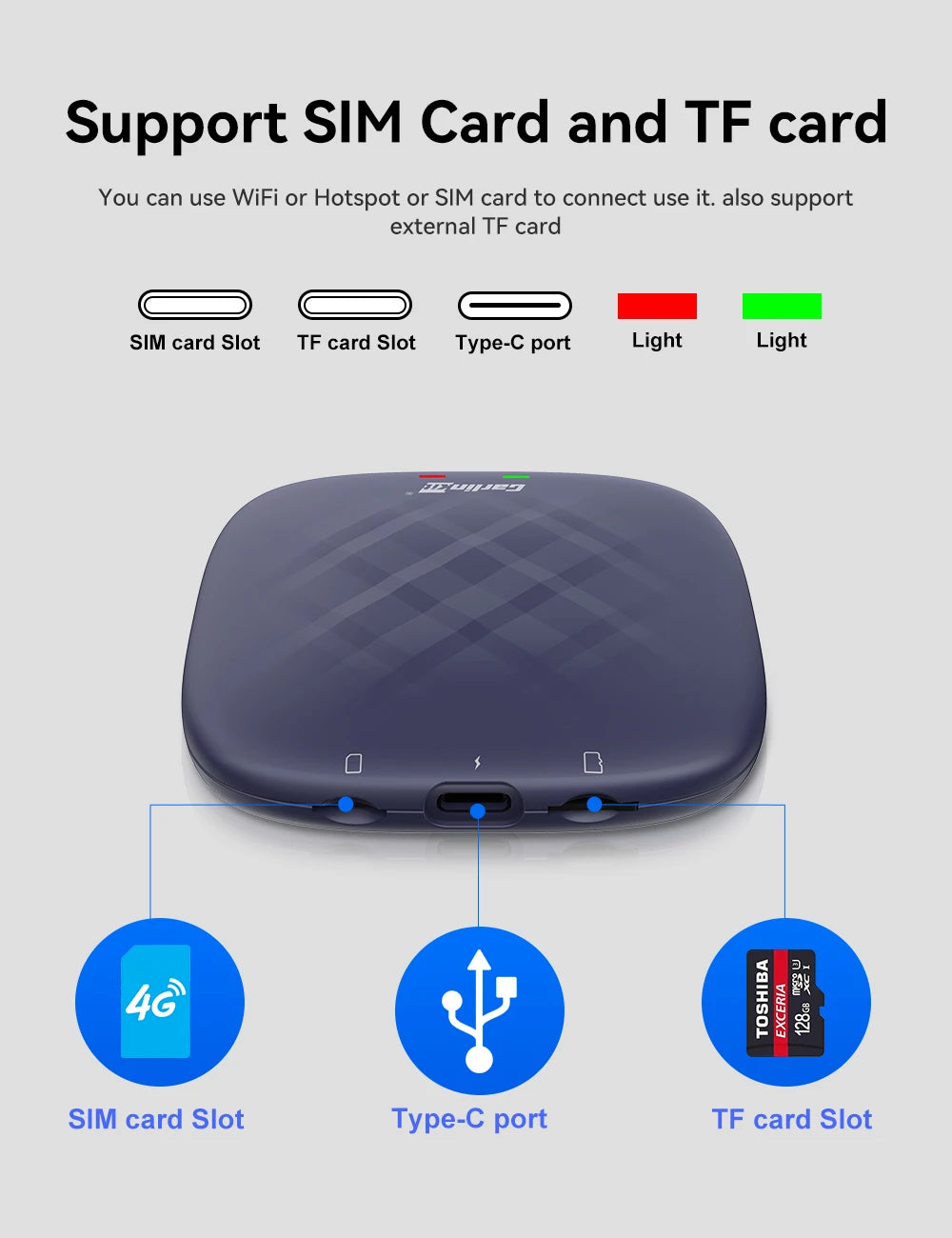 CarlinKit Tbox-Ultra Android 15 8+128GB Brezžični CarPlay AI Box