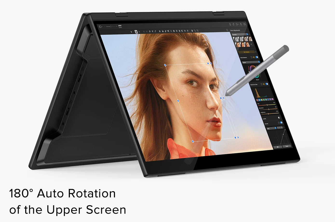 UPERFECT Delta Pro Touch 16" 2.5K 1600P Dual Touch Monitor with Touch Pen - Foldable Travel Display for Laptop, PC, Mac, and Windows via USB-C and HDMI - Limetastore