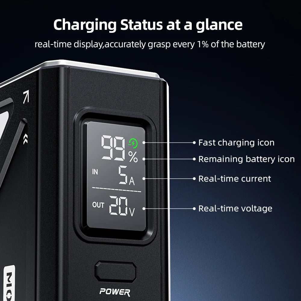 MOVESPEED 140W Power Bank 70000mAh PD3.1 Power Station za kampiranje