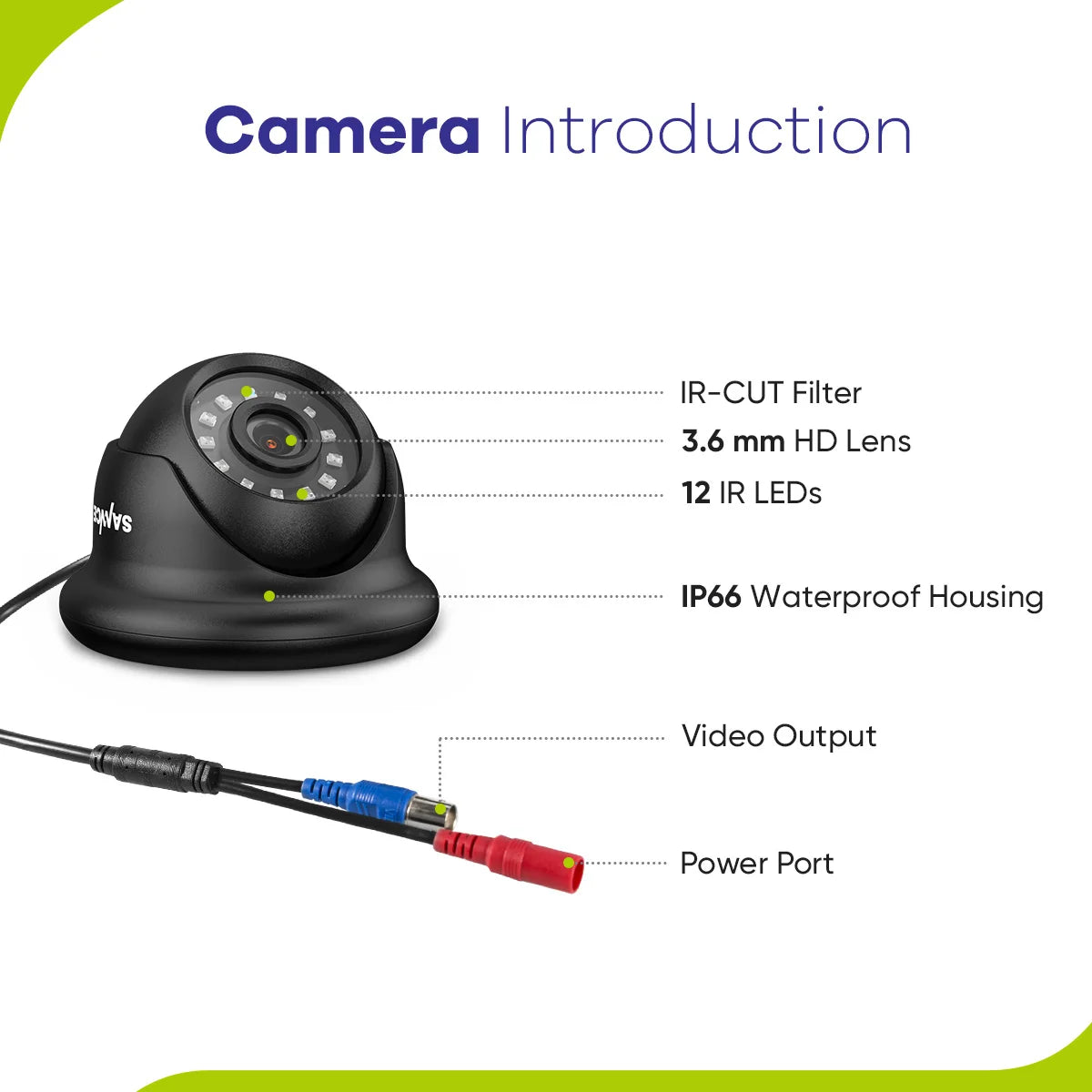 SANNCE 1080N 16-kanalni DVR CCTV sistem | 12× 1080P kamer, vodoodporne za zunanjo uporabo, oddaljeni dostop P2P