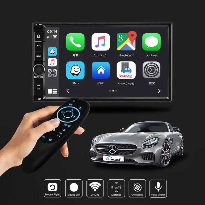 BT zračna miška Bluetooth daljinski upravljalnik za Android TV in CarPlay