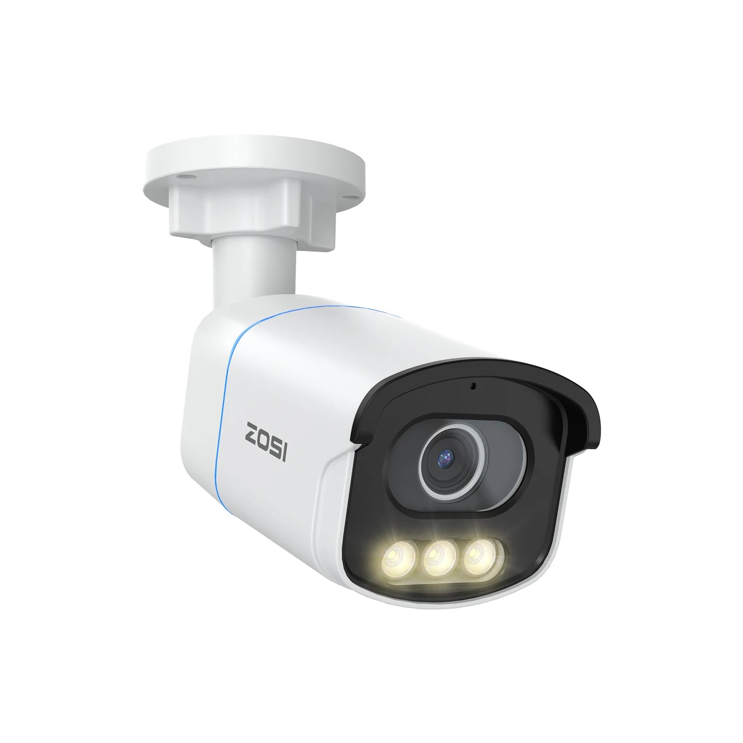 ZOSI C186 Aurora Lux 5MP 3K PoE IP kamera – nočni vid s pravimi barvami, velika zaslonka F1.0 in slikovni senzor 1/1,79''