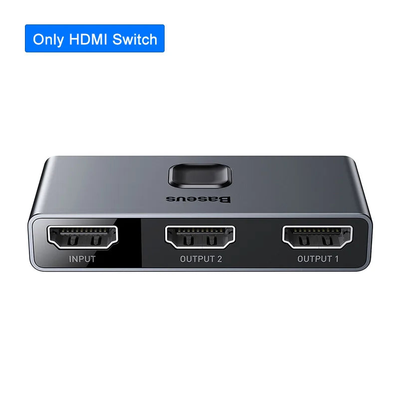 Baseus HDMI-kompatibilni preklopnik 4K 60Hz dvosmerni