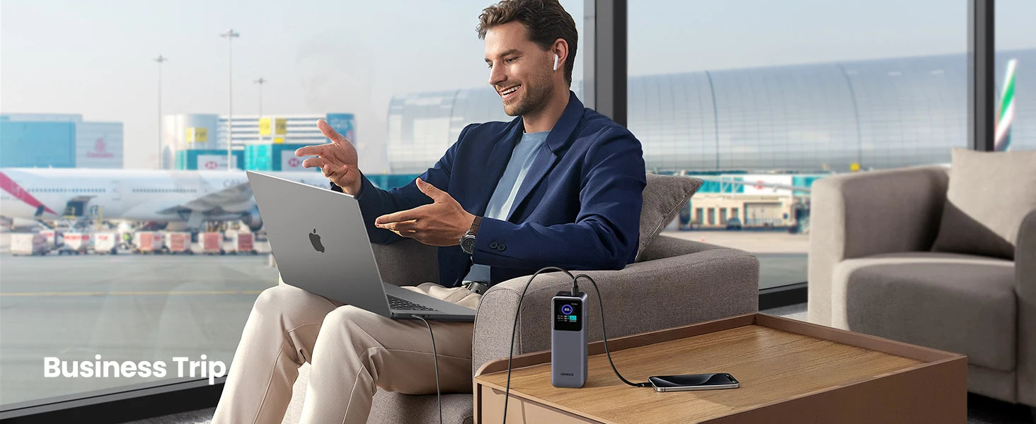 UGREEN Nexode 200W 25000mAh prenosna baterija – PD hitro polnjenje prenosna zunanja baterija