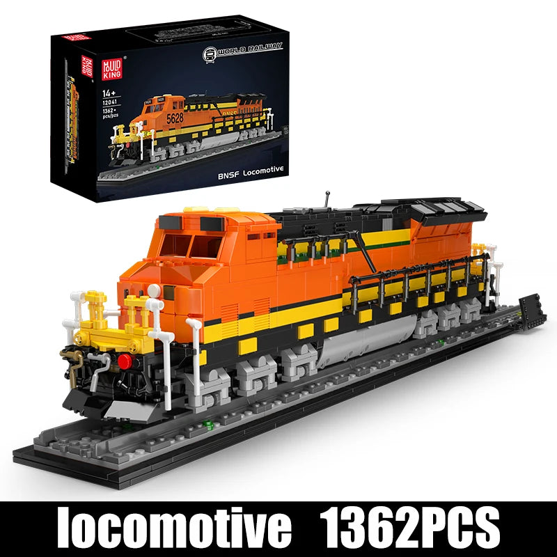 Mould King 12041 Northern Locomotive RC Train Set | Motorized Technical Steam Engine Building Blocks - Limetastore