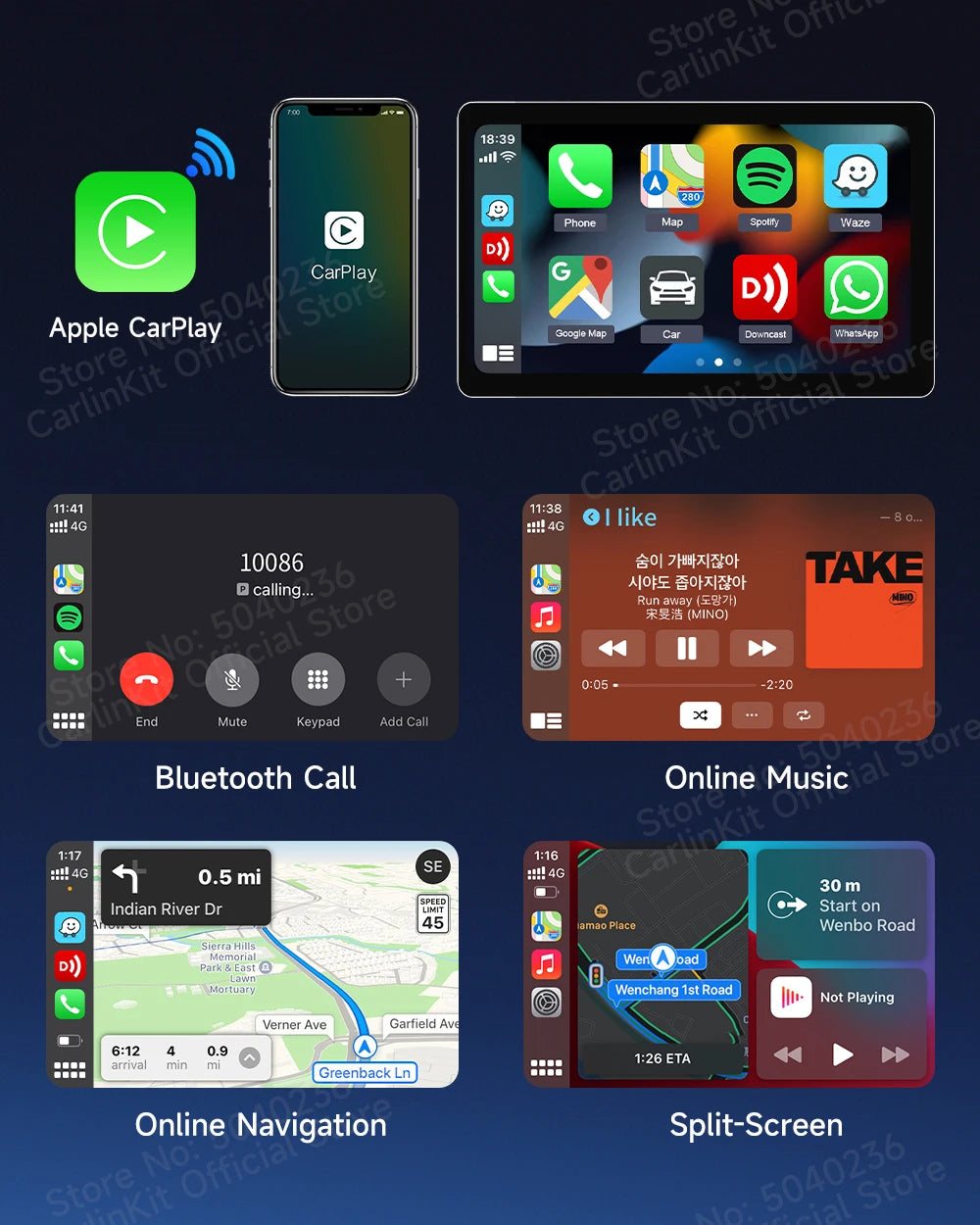 CarlinKit Android 13 UHD HDMI Wireless CarPlay AI Box