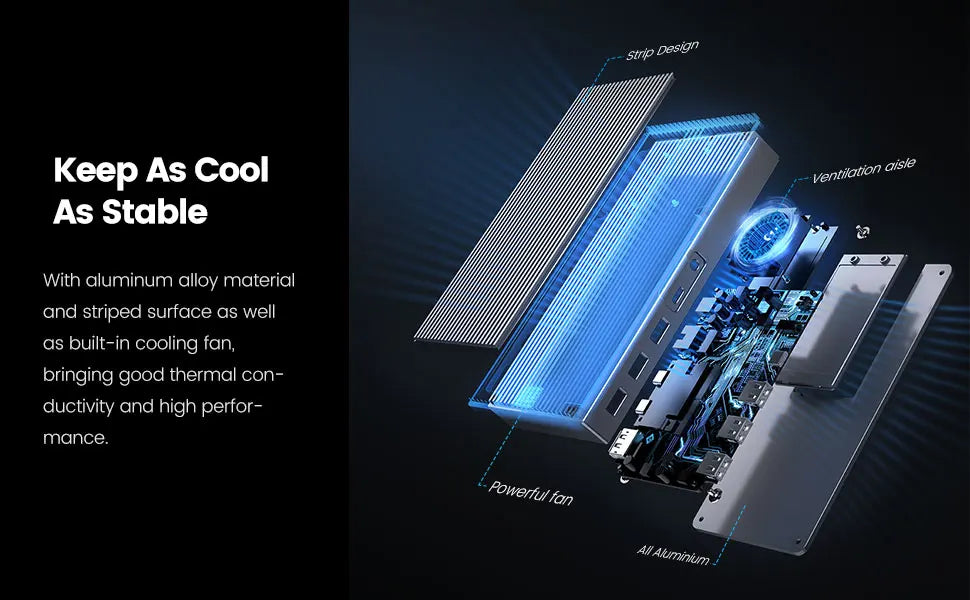 ORICO Thunderbolt 3 M.2 NVMe/NGFF ohišje za SSD priklopno postajo s 40Gbps USB‑C povezavo
