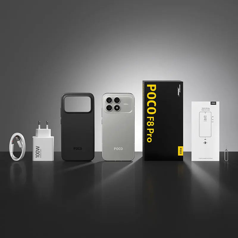 POCO F8 Pro 5G Global Version Smartphone Snapdragon® 8 Elite 6.59" 120Hz AMOLED Display 6210mAh  50MP Camera 100W Charge NFC - Limetastore