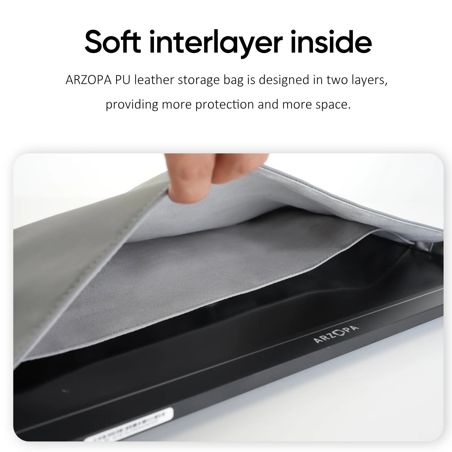 ARZOPA ovitek za prenosnik in prenosni monitor | 14'' / 16.1'' / 17.3'' vodoodporna torba