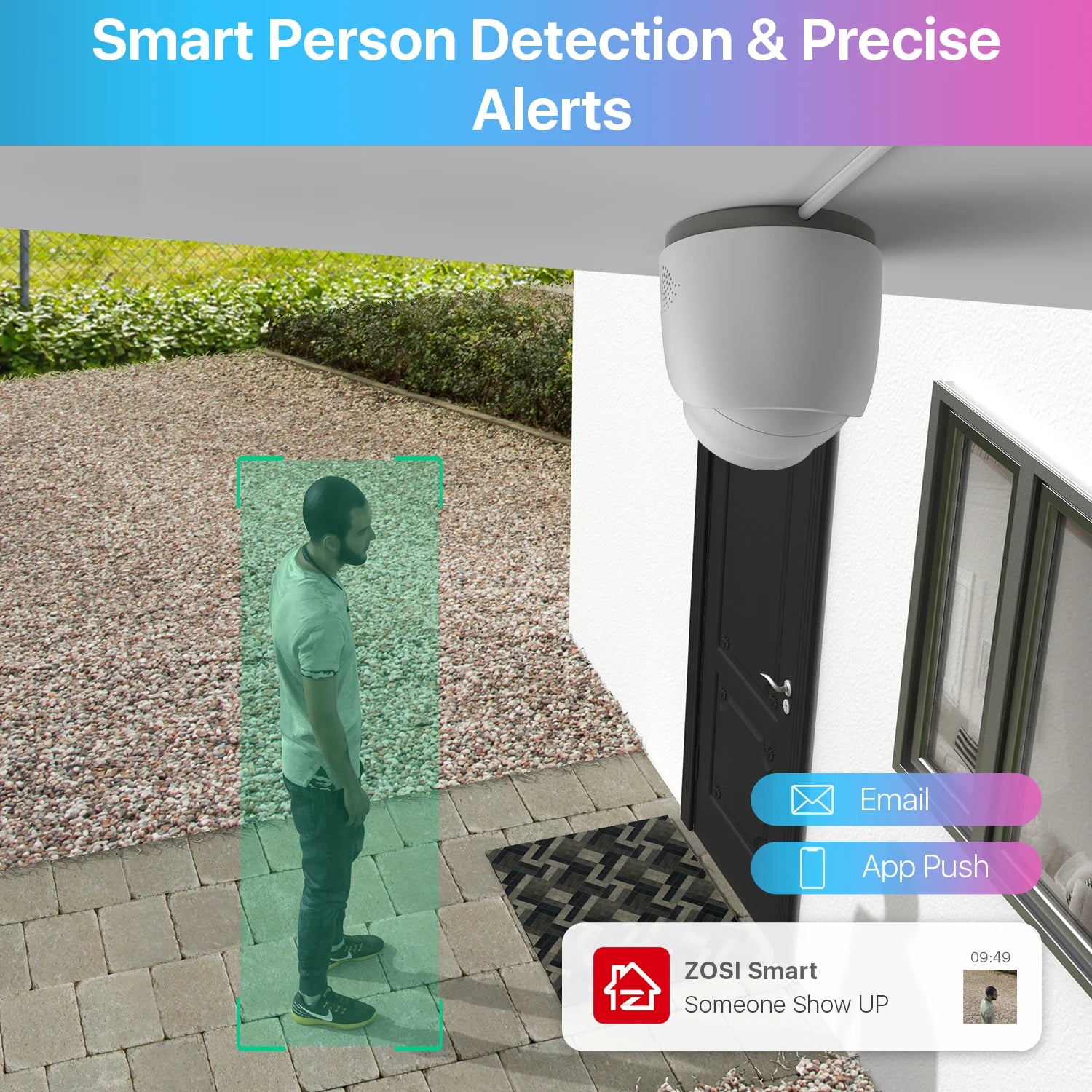 ZOSI 3K 5MP PoE Security Camera System – 8CH NVR with 4MP Outdoor Dome IP Cameras