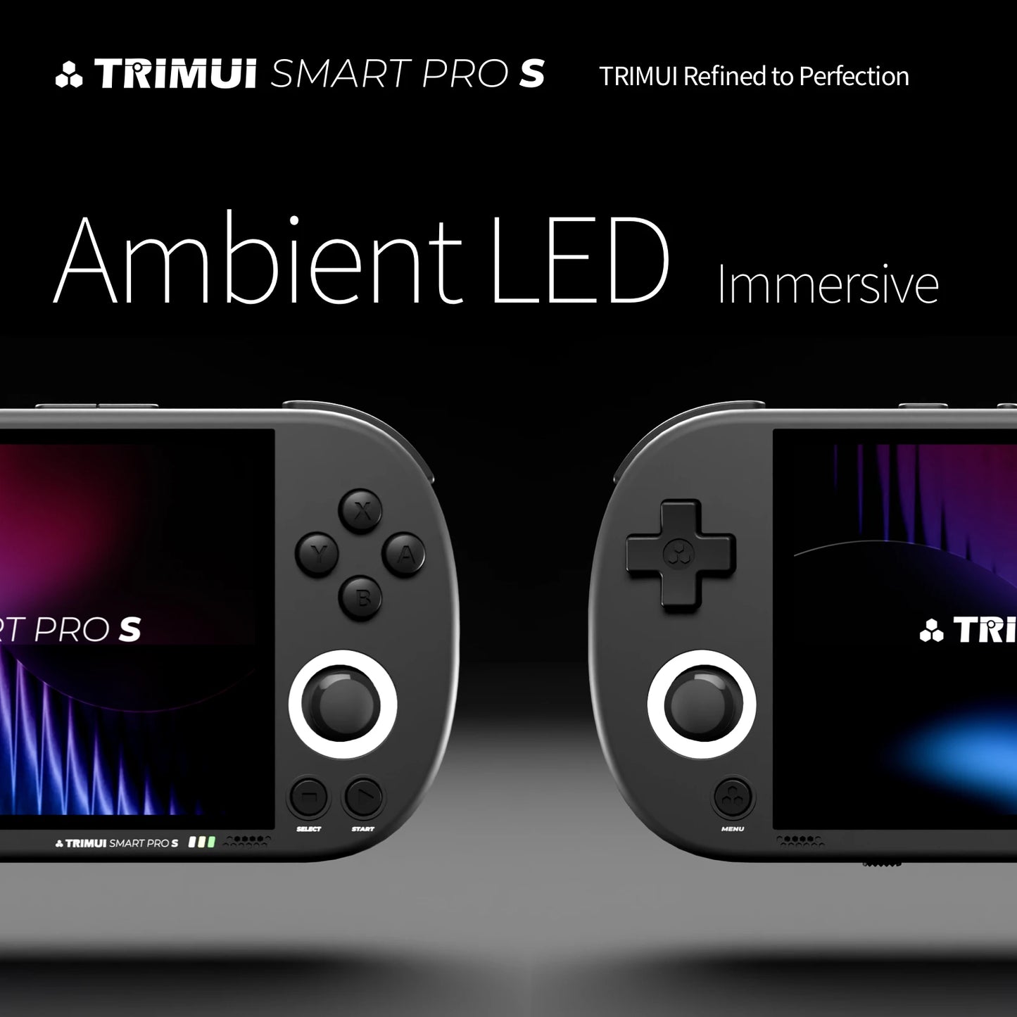 TRIMUI Smart Pro S Handheld Game Players Consoles 4.96'' IPS Screen 5000mAh Linux System Emulator Portable Console Retro Video - Limetastore