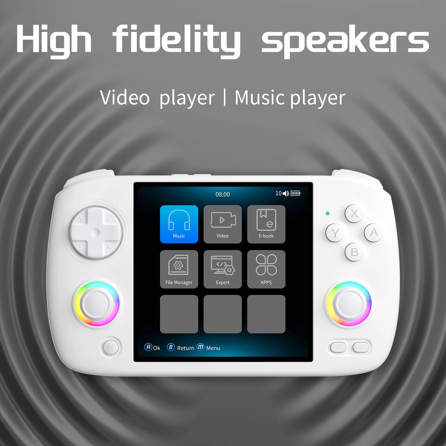 AMPOWN Anbernic RG CubeXX Handheld Game Players 3.95'' Touch Screen Linux 64-Bit Portable Video Game Console Retro Games GPD - Limetastore