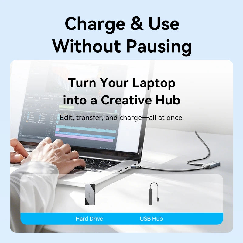 USB 3.2 OTG adapter – USB-C na USB-A, 10 Gb/s