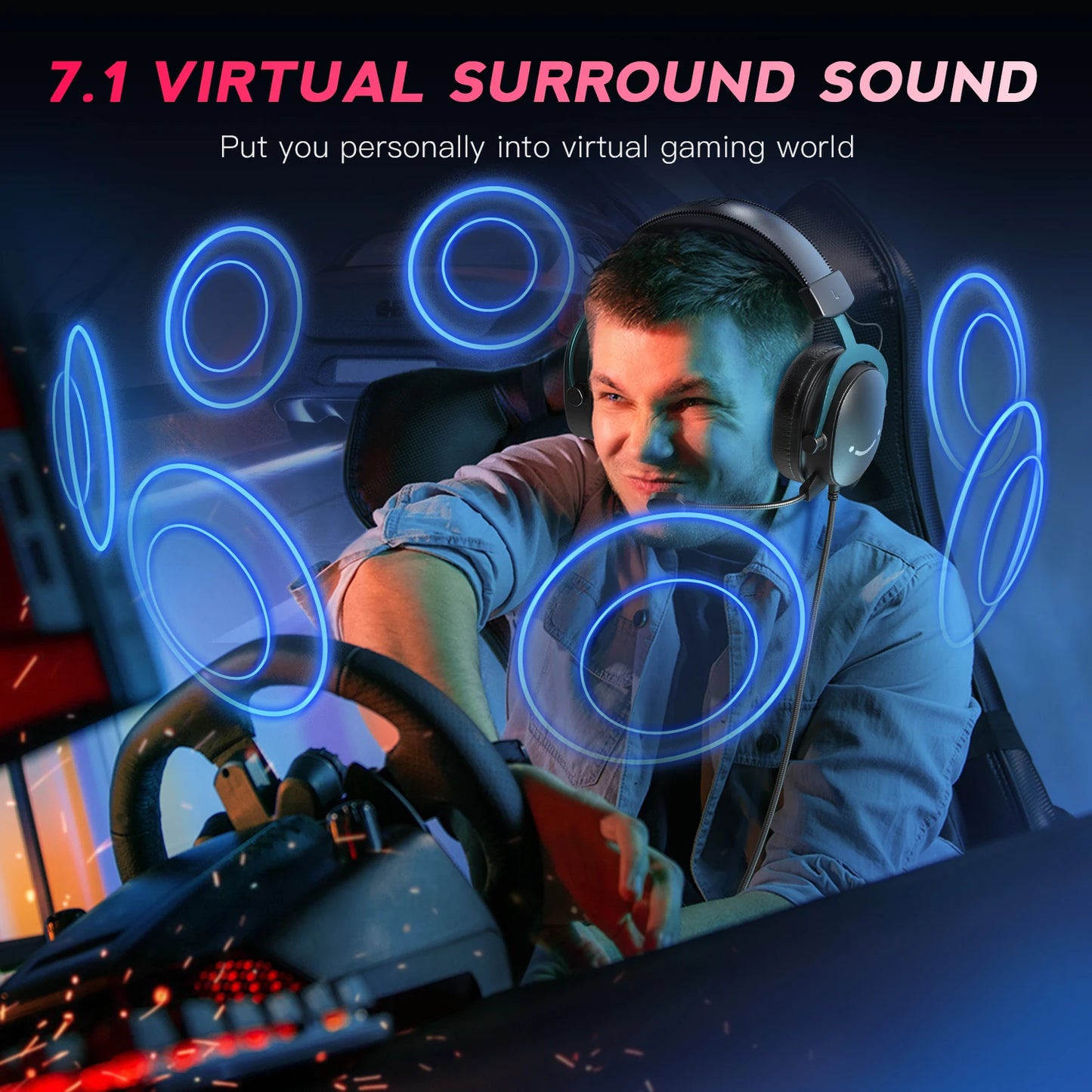 FIFINE Professional Gaming Audio Set | AM8 Mic, SC3 Mixer & H9 Headset Bundle - Limetastore