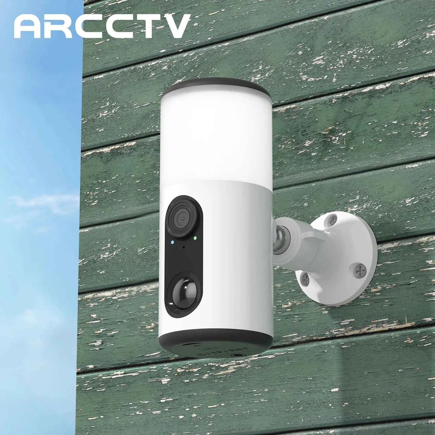 ARCCTV 4MP Wireless Solar Camera Outdoor Surveillance Motion Detection Color Night Vision Security Floodlight Solar Wifi Camera - Limetastore