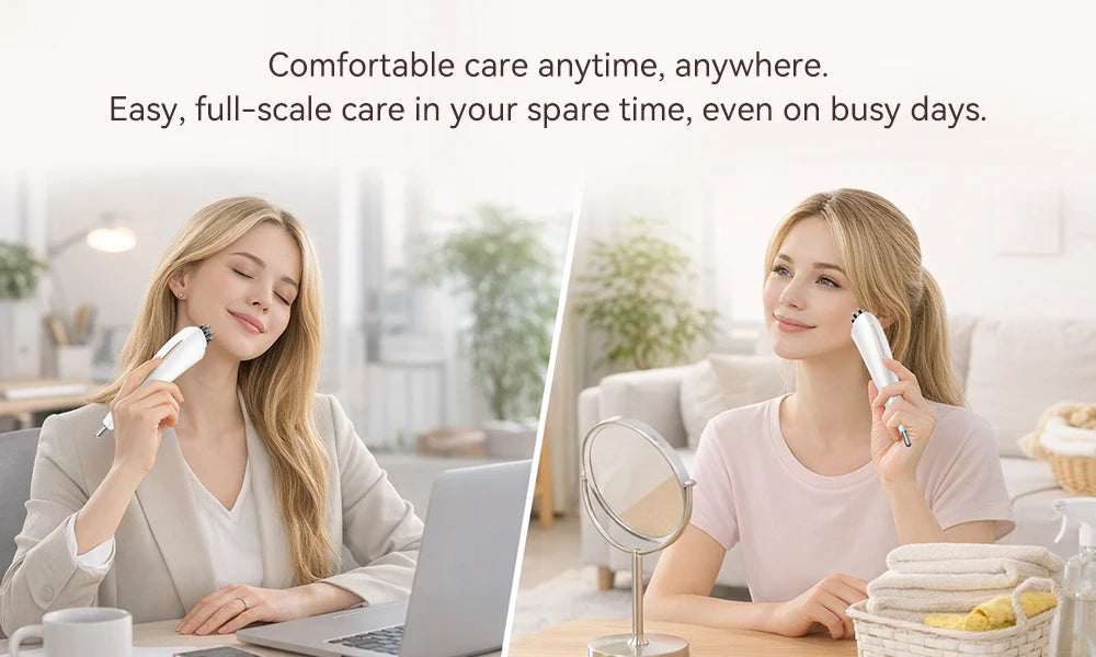 ANLAN RF Acupoint Massager | Dual‑Head RF+EMS, Skin Firming, Fatigue Relief
