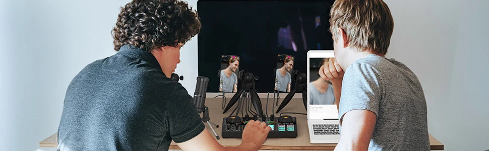 Komplet zvočne kartice in mikrofona Maono AM200-S1 | Vse-v-enem studio za pretakanje v živo