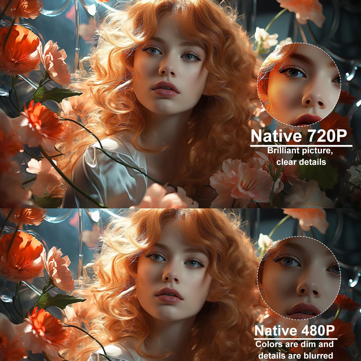 Magcubic HY300 Ultra Portable Smart Projector | 300 ANSI 720P | Electric Focus & Android 11