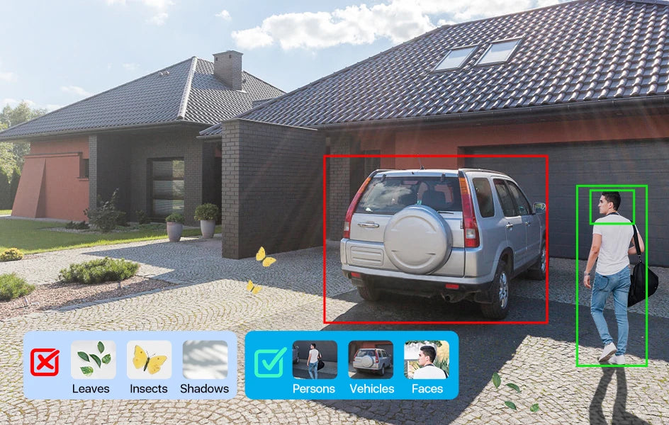 ZOSI 4K 8MP PoE Security Camera System – AI Human/Vehicle Detection