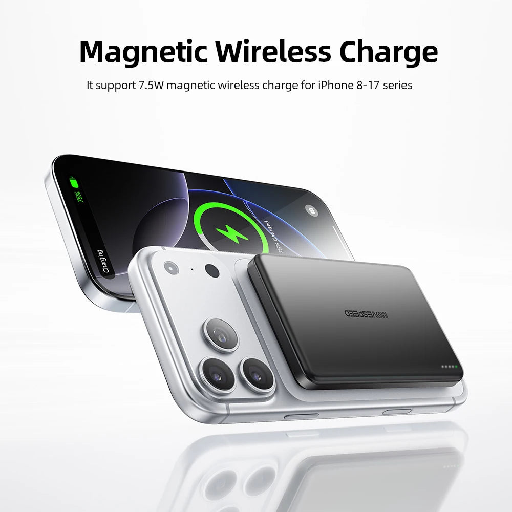 MOVESPEED poltrda baterijska prenosna polnilna baterija 5000 mAh MagSafe Magnetic