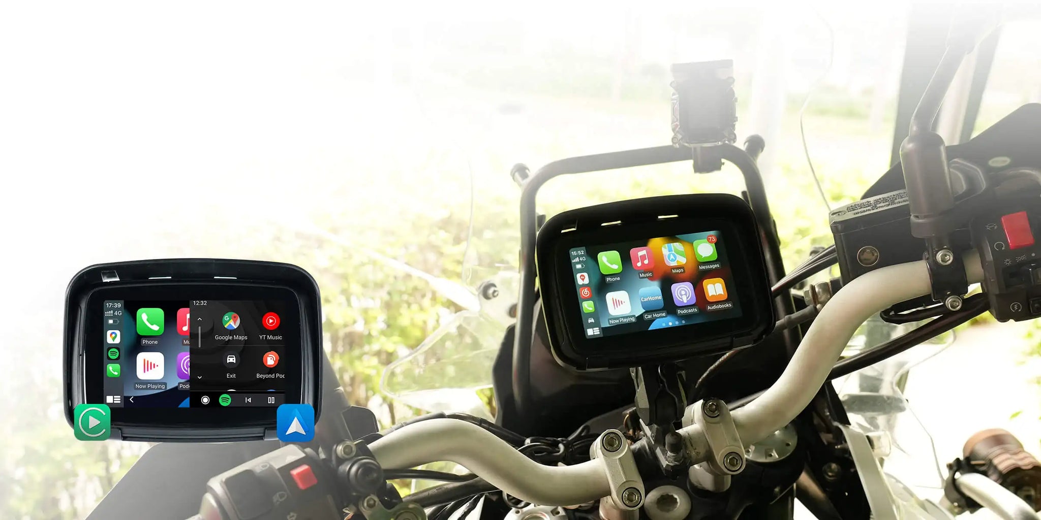 OTTOCAST Lite C5 Motoristični brezžični CarPlay GPS-zaslon