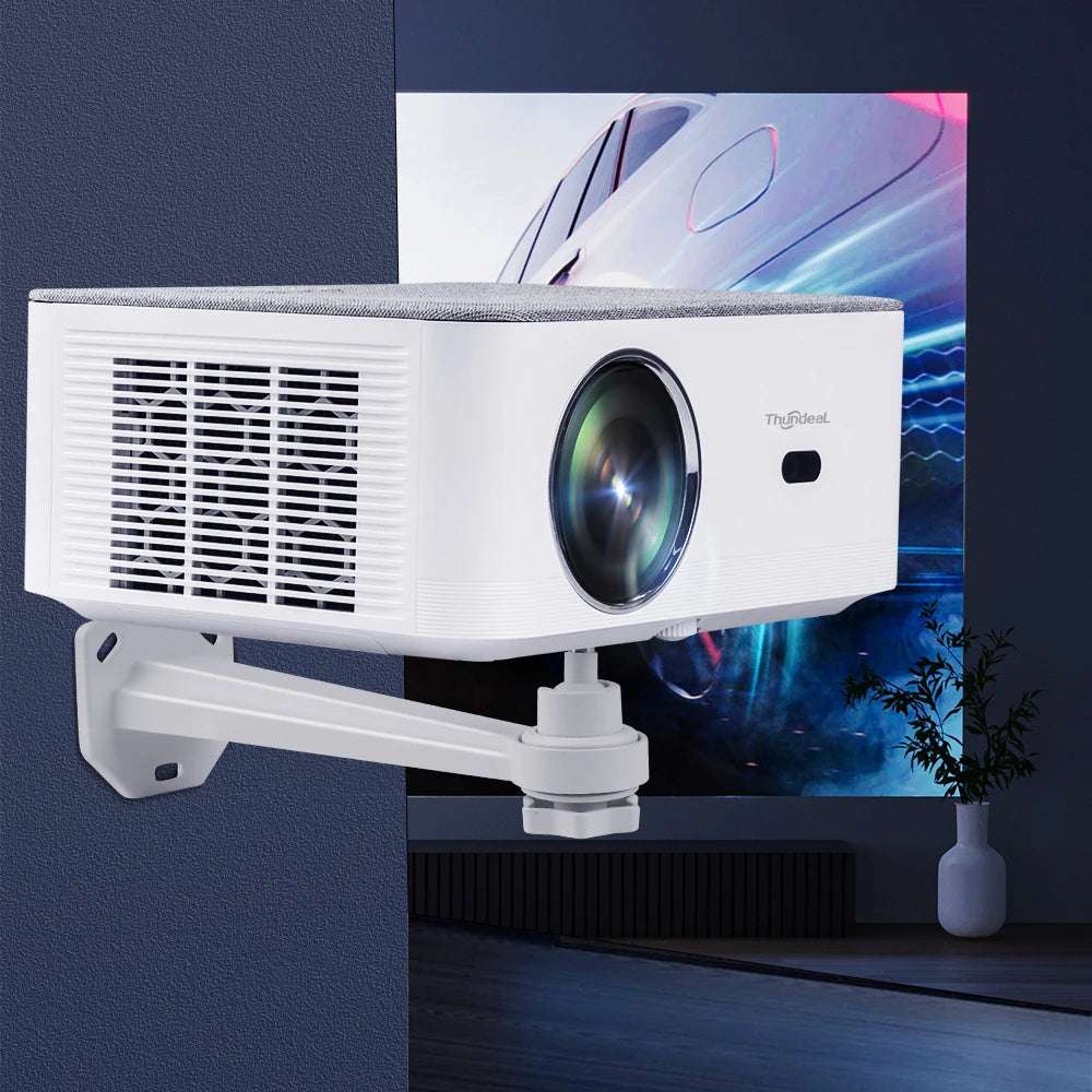 Universal 360° Rotating Mini Projector Bracket – Wall & Ceiling Mount Holder for HY300, HY320