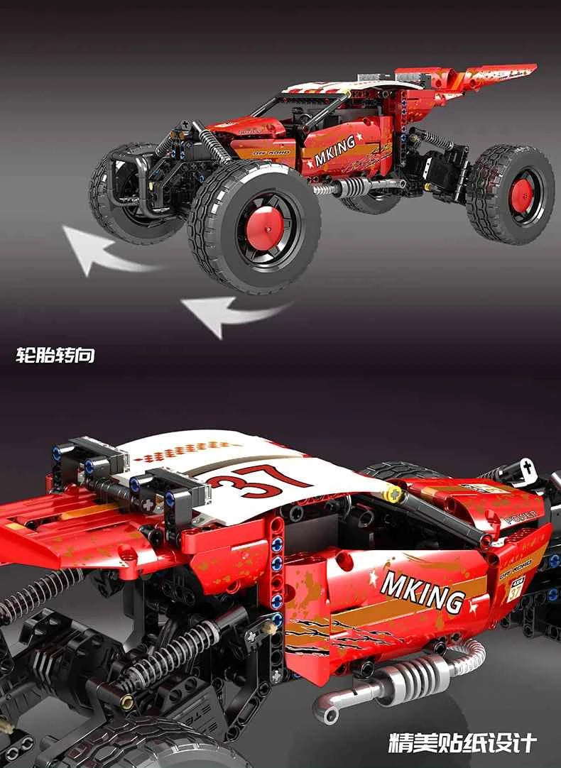 Mould King 18019B Motorized Hurricane Off‑Road Vehicle — Technical Building Block Car for Kids & Collectors - Limetastore