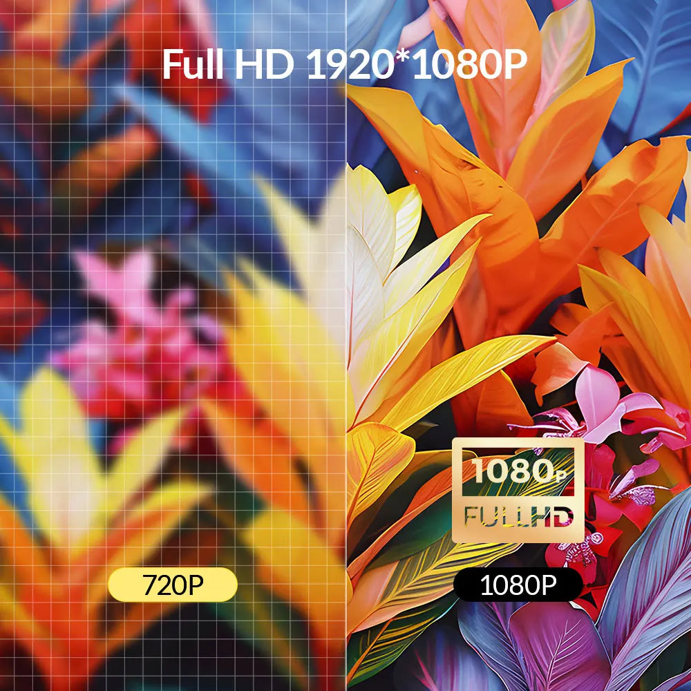 BYINTEK U80 Max Smart Portable DLP Projector – Native 1080P, 4K Support, Android 11.0