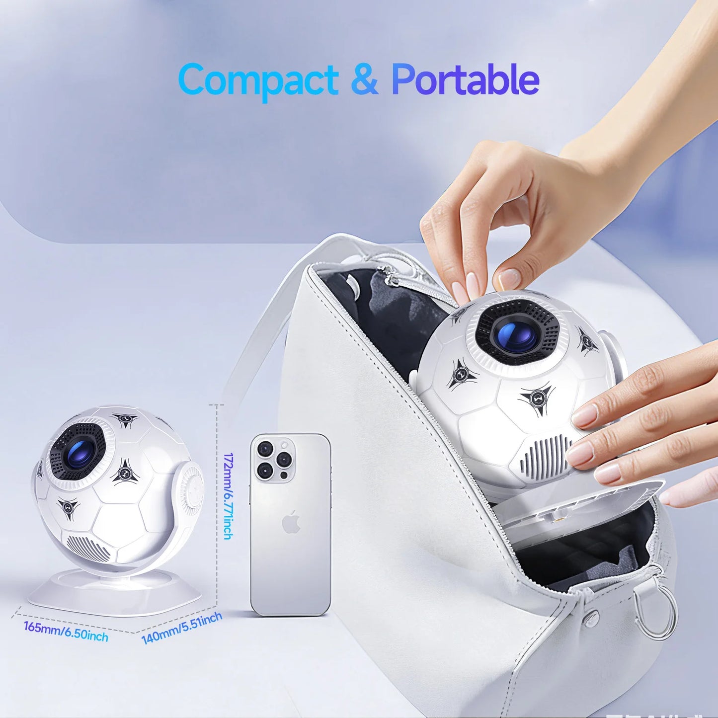 Pametni projektor Magcubic HY300F Football Edition | Android 14 in podpora za 8K