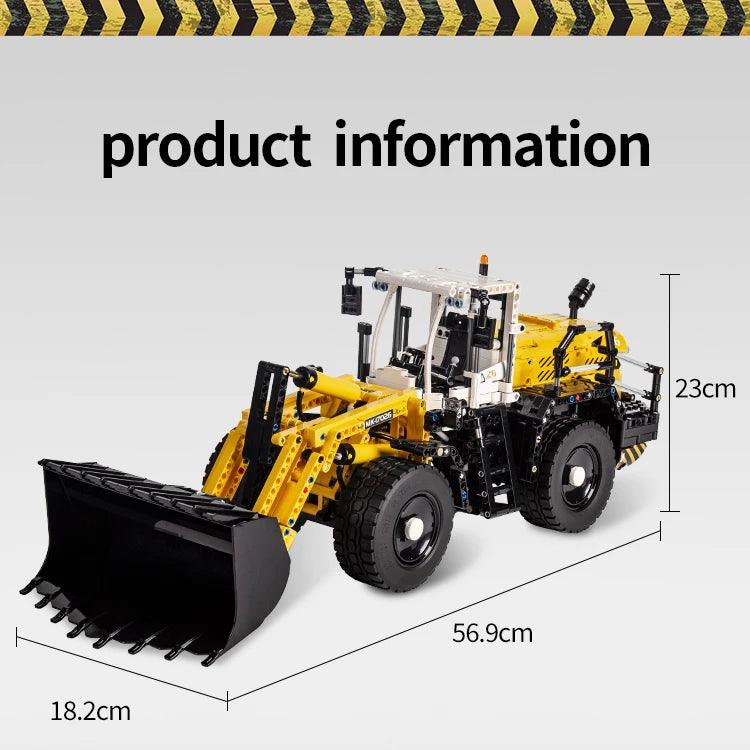 Mould King 17026 RC Pneumatic Loader L550 – Motorized Engineering Truck Building Block Set for Kids & Collectors - Limetastore