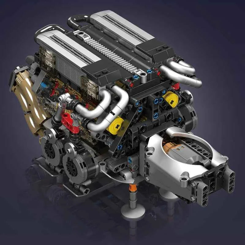 Mould King 10131 W16 Engine Building Block Set | BGT Supercar Part - Limetastore