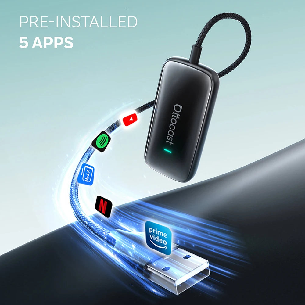 Brezžični video adapter OTTOCAST Play2Video Ultra CarPlay