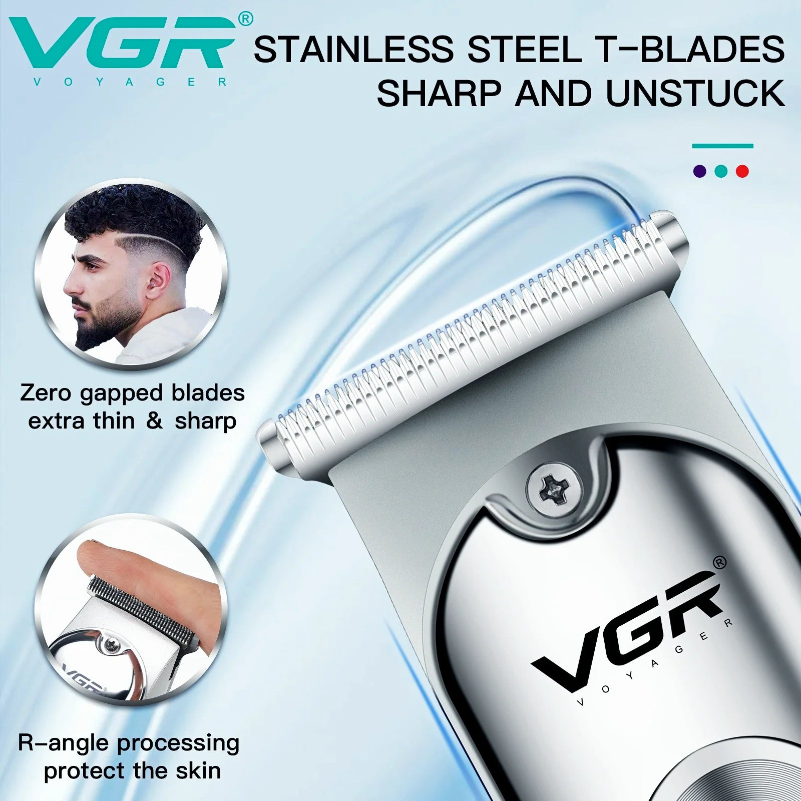 VGR V-071 profesionalni mini strižnik las za moške