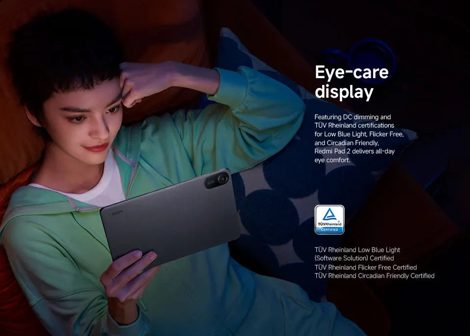 New Global version Xiaomi Redmi Pad 2 Tablet 90Hz 11" Display 9000mAh Battery MTK Helio G100-Ultra 8MP Camera Fast charging - Limetastore