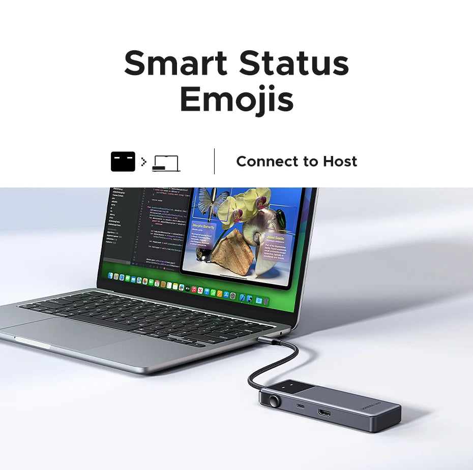 UGREEN Uno 6‑in‑1 USB‑C Hub with 4K60Hz HDMI, 10Gbps USB 3.2, PD100W