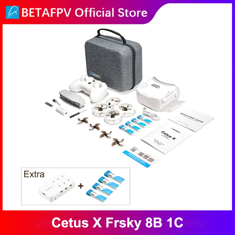BETAFPV Cetus X FPV Kit 2S brezkrtačni RTF začetniški dron 2026