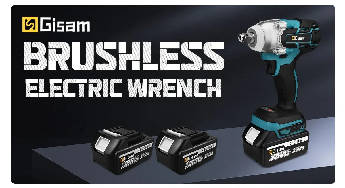 Gisam 520N.m brezkrtačni udarni vijačnik 1/2" za Makita 18V