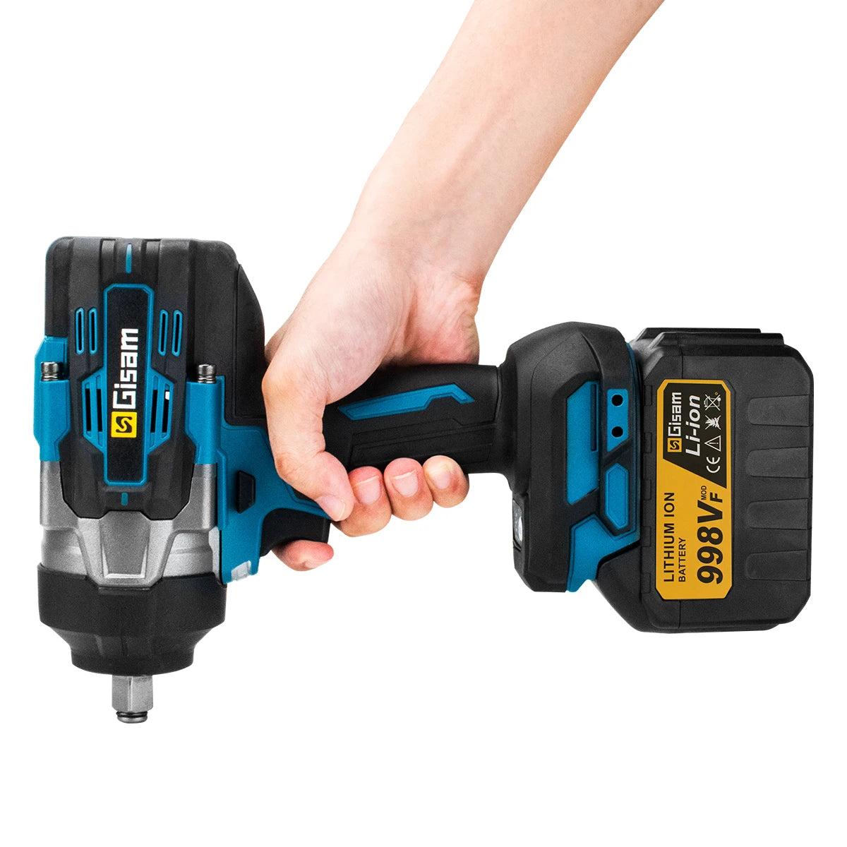 Gisam 2800N.m brezkrtačni udarni vijačnik 1/2" za Makita 18V