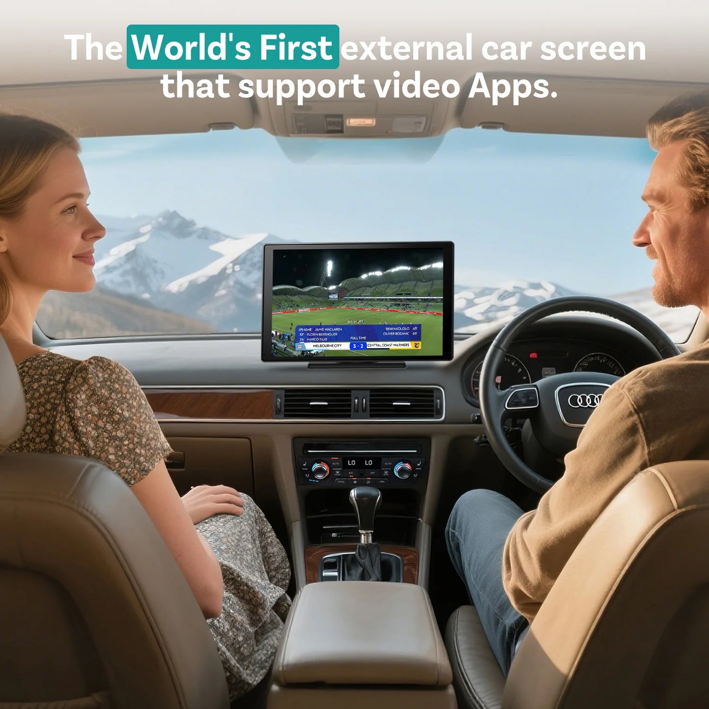 OTTOCAST Express 9" Wireless CarPlay Android Car Display