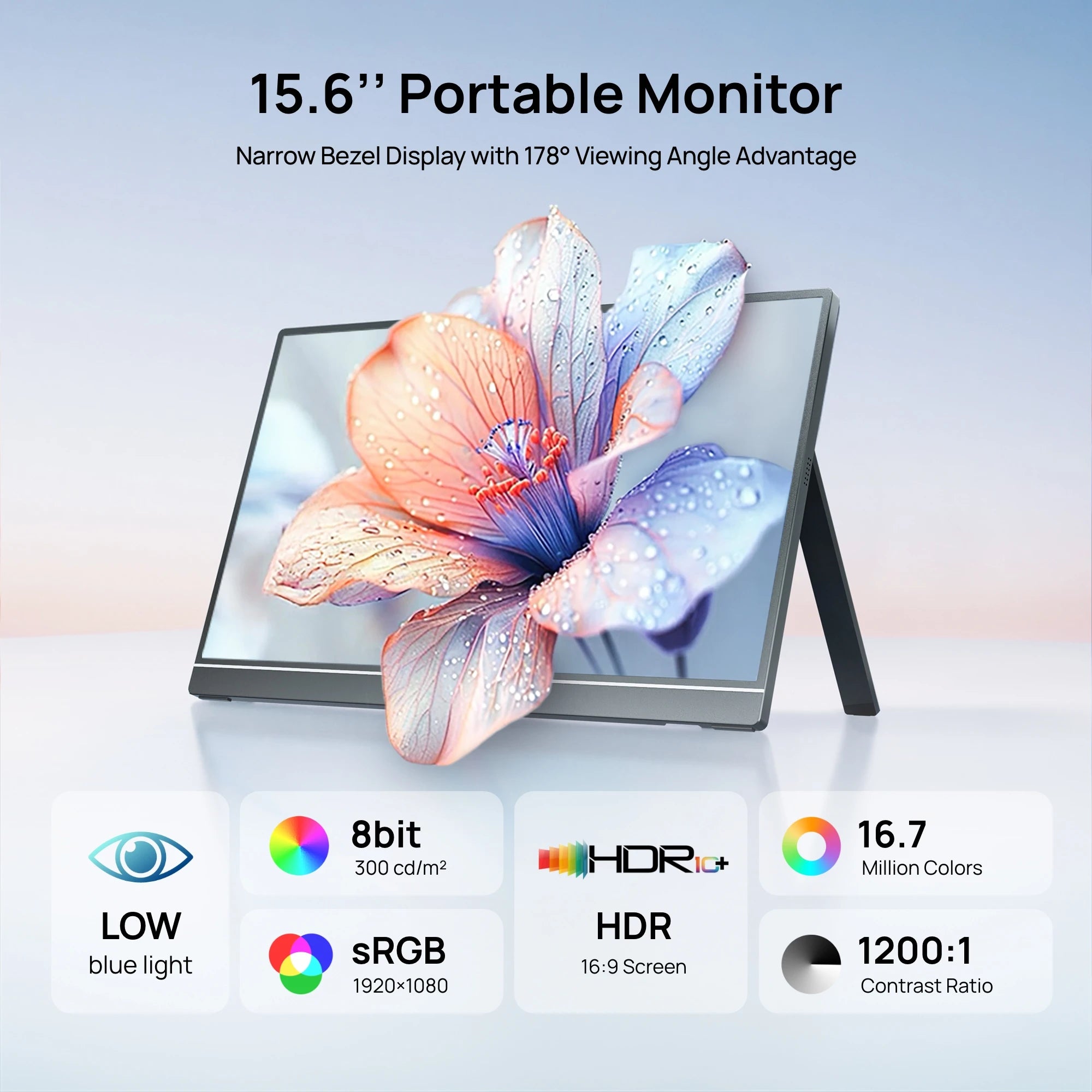 ARZOPA A1 15,6" prenosni monitor | 1080P FHD, IPS, lahek, USB-C in HDMI