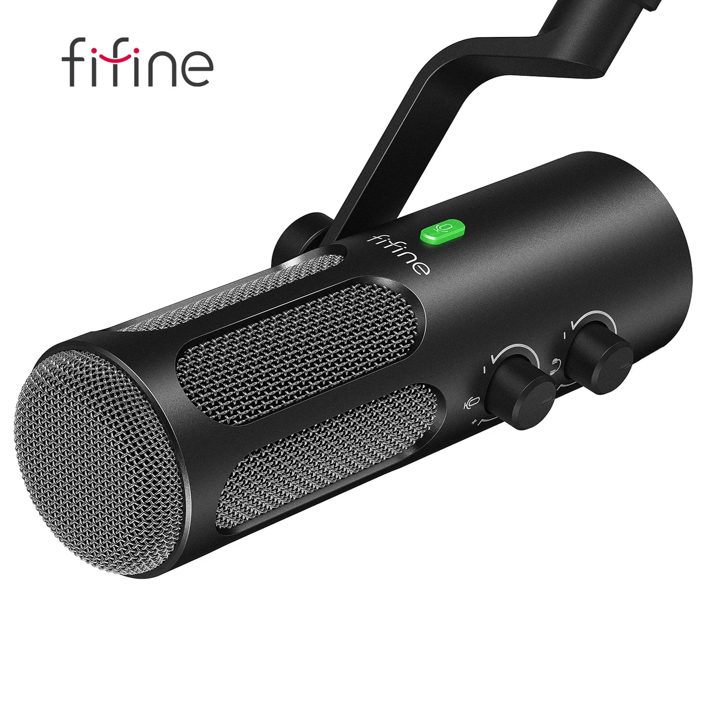 FIFINE Tank3 USB/XLR Dynamic Microphone | Heavy-Duty Podcast & Studio Mic