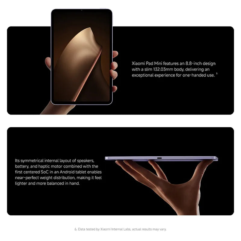 Global Version Xiaomi Mini Pad Mini "3K clear display 8GB /12GB RAM mAh Battery MediaTek dimension + 67W HyperCharge - Limetastore