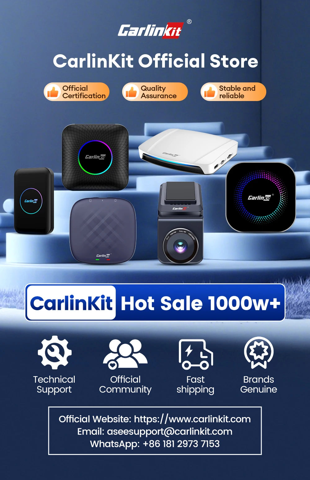 CarlinKit Tbox‑Ultra3 Android 15 5G LTE WiFi6 AI Box