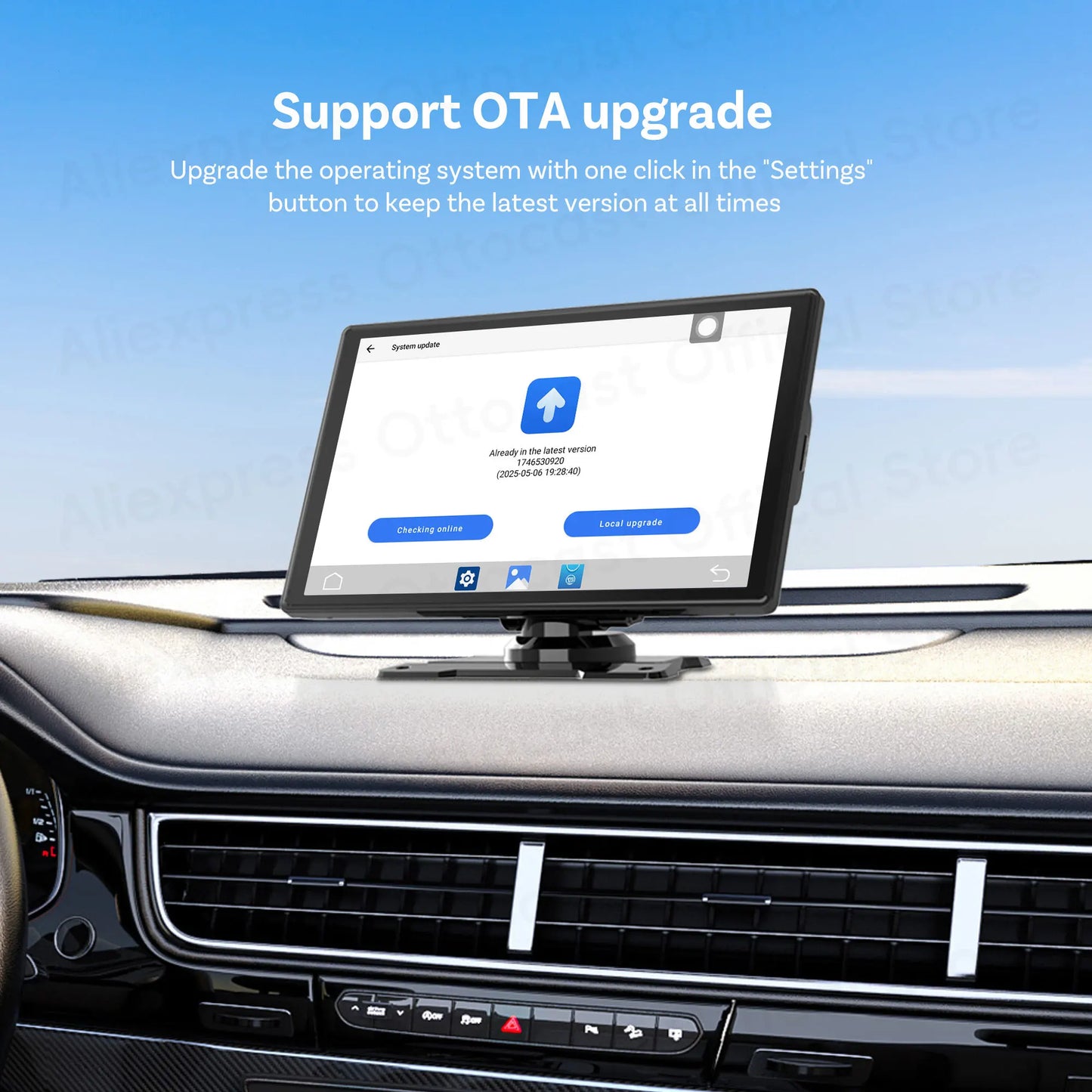 OTTOCAST Express 9" Wireless CarPlay Android Car Display