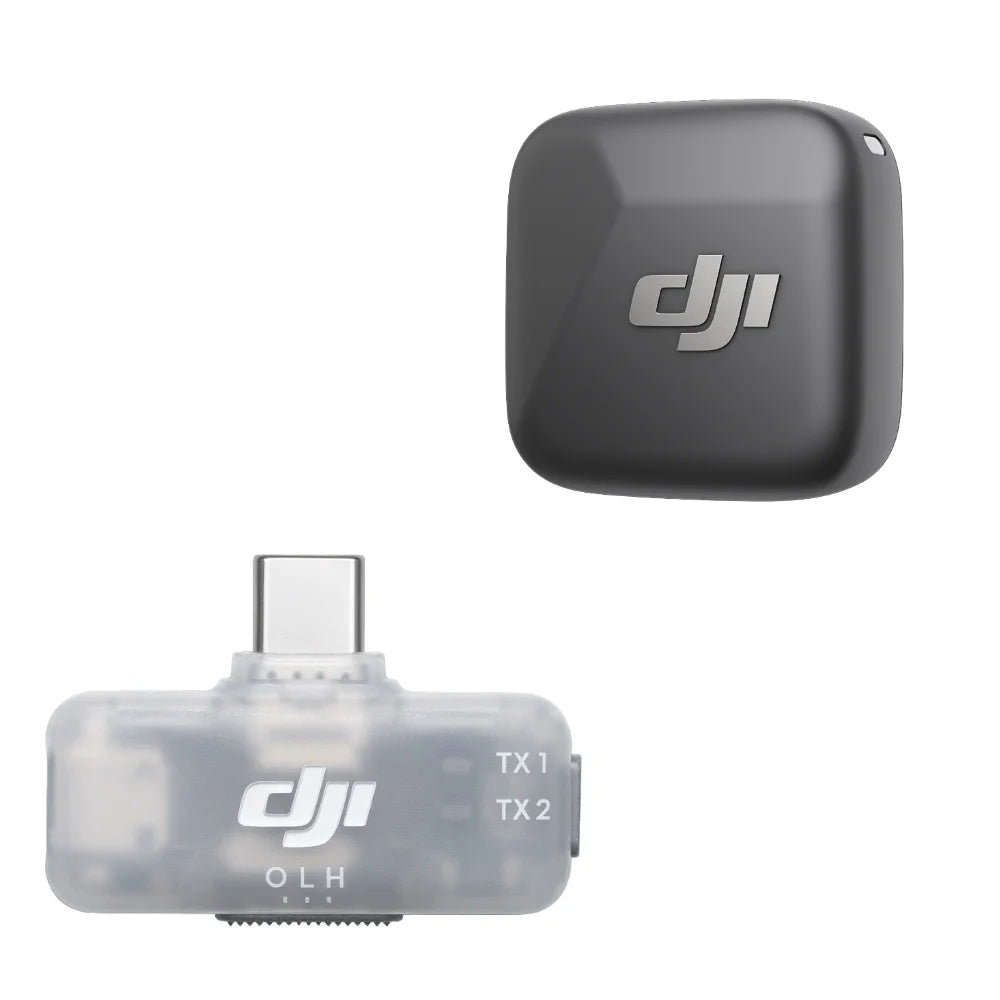 DJI Mic Mini komplet (oddajnik in sprejemnik za telefon) – originalni brezžični avdio komplet DJI