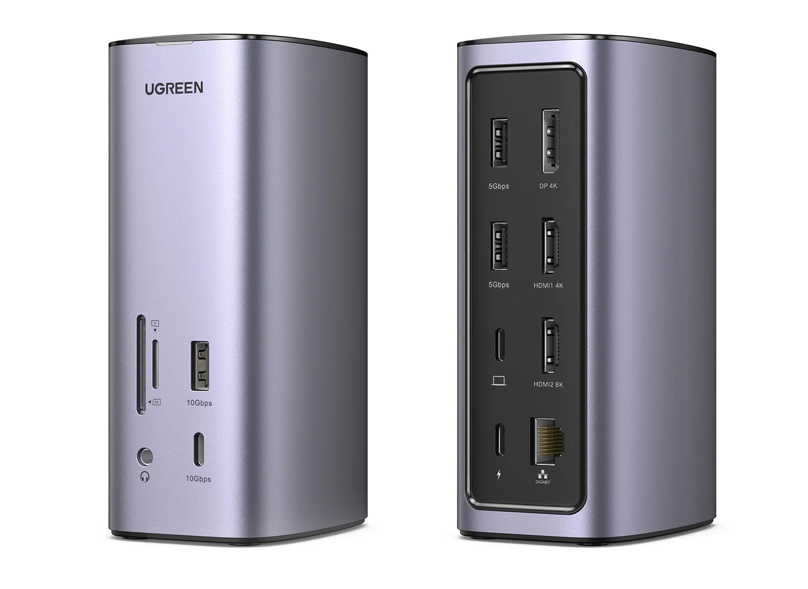 UGREEN 12-v-1 priklopna postaja USB-C z 8K HDMI, 4K60Hz DisplayPort, trojnim zaslonom