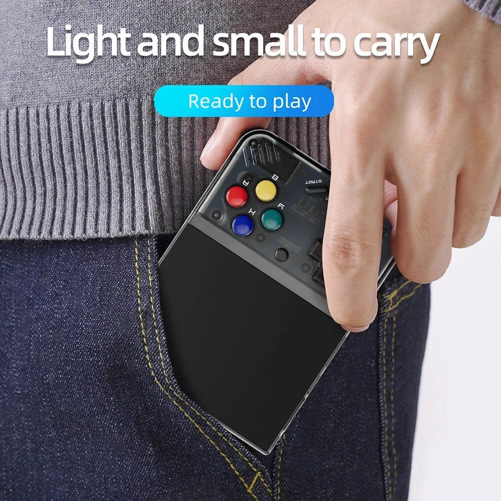 AMPOWN Miyoo Mini Plus Consoles Handheld Game Players 3.5'' IPS Portable Retro Video Game Linux System 3000mAh Wireless Emulator - Limetastore